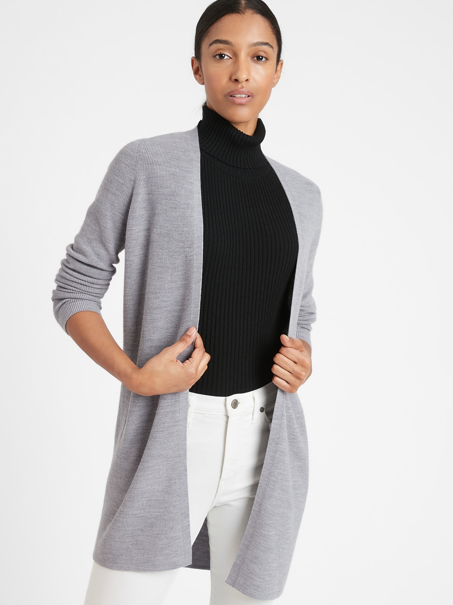 cardigan sweater grey