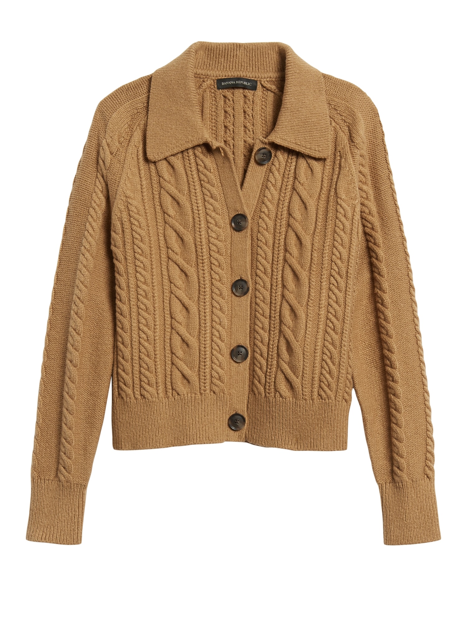 Heritage Cable-Knit Cardigan Sweater | Banana Republic