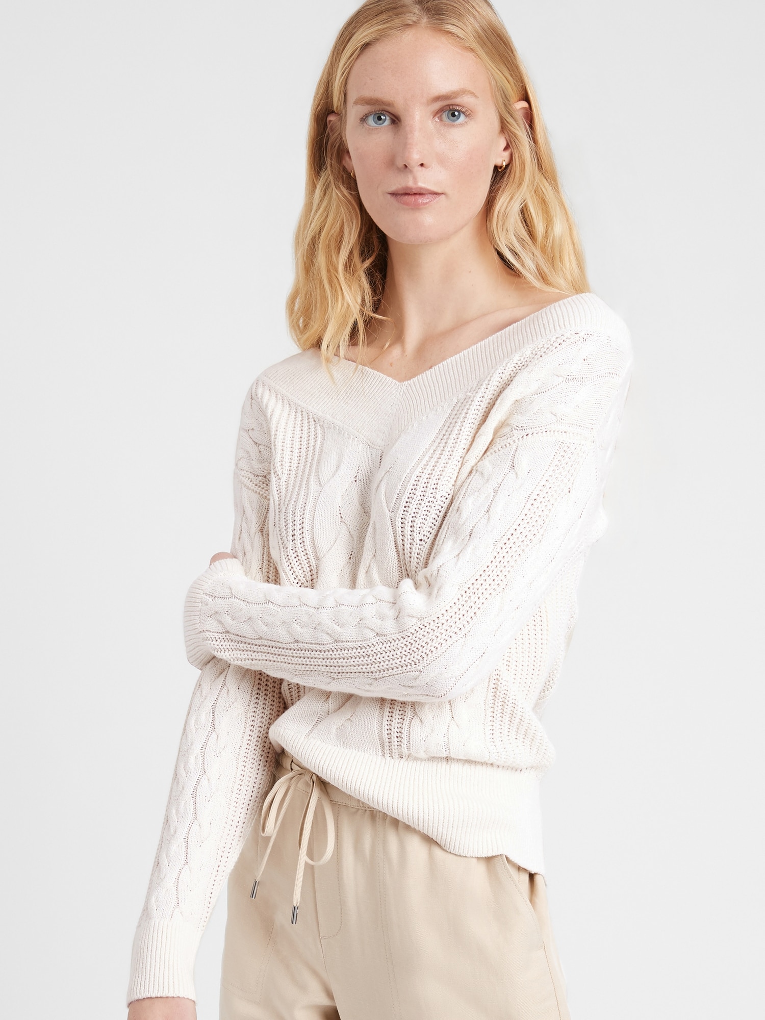 Petite 2025 cotton sweater