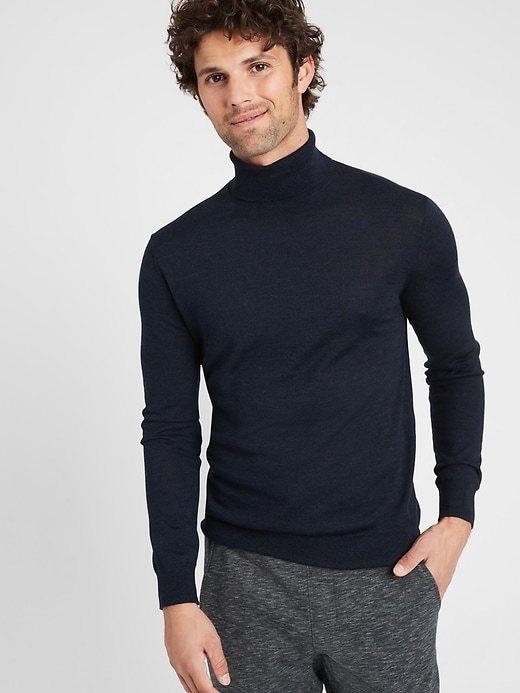 Merino Turtleneck Sweater in Responsible Wool | Banana Republic