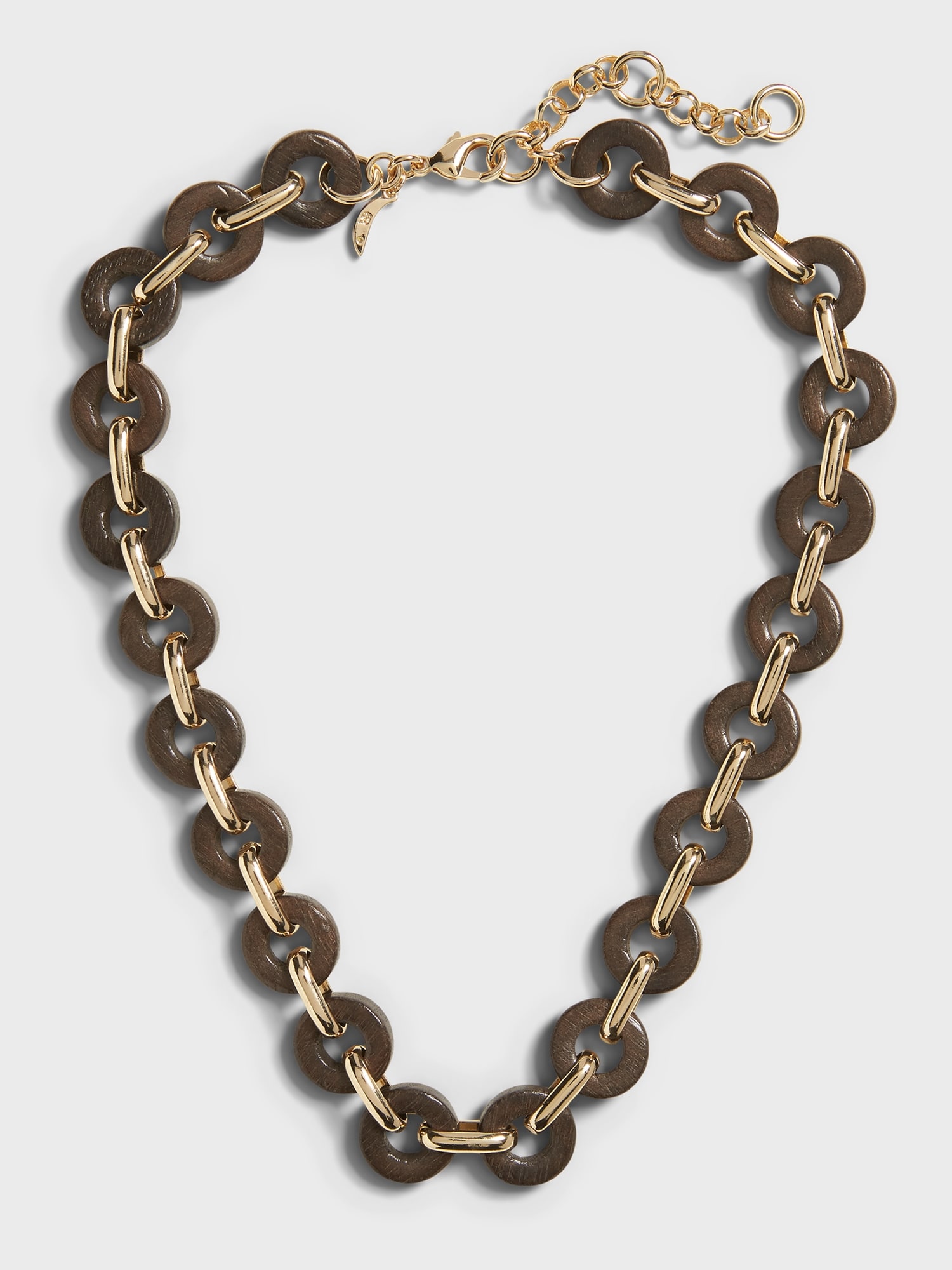 Wood Link Necklace