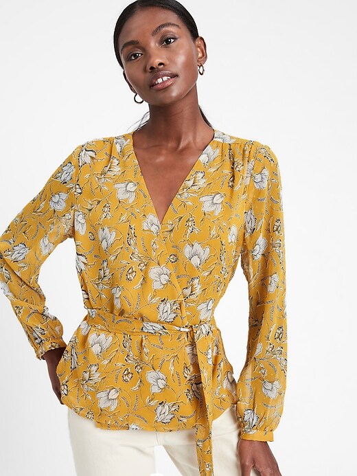 petite chiffon tops