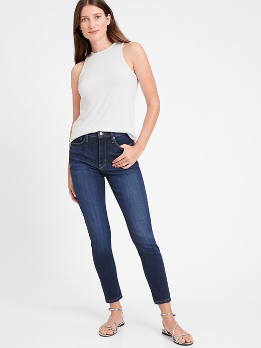 Image number 1 showing, High-Rise Skinny Soft Sculpt Jean