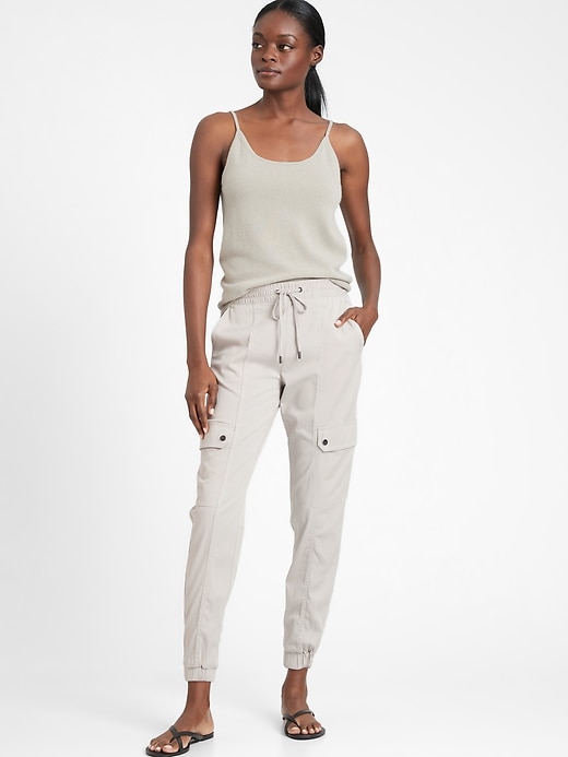 Petite Cargo Jogger Banana Republic