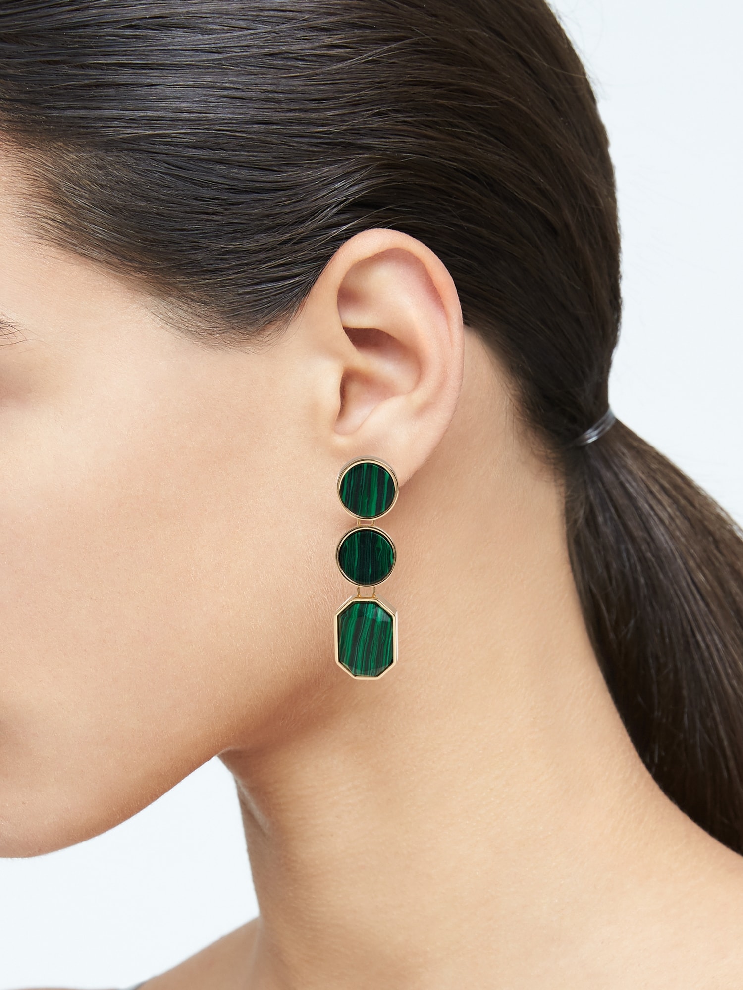 Malachite deals drop earrings