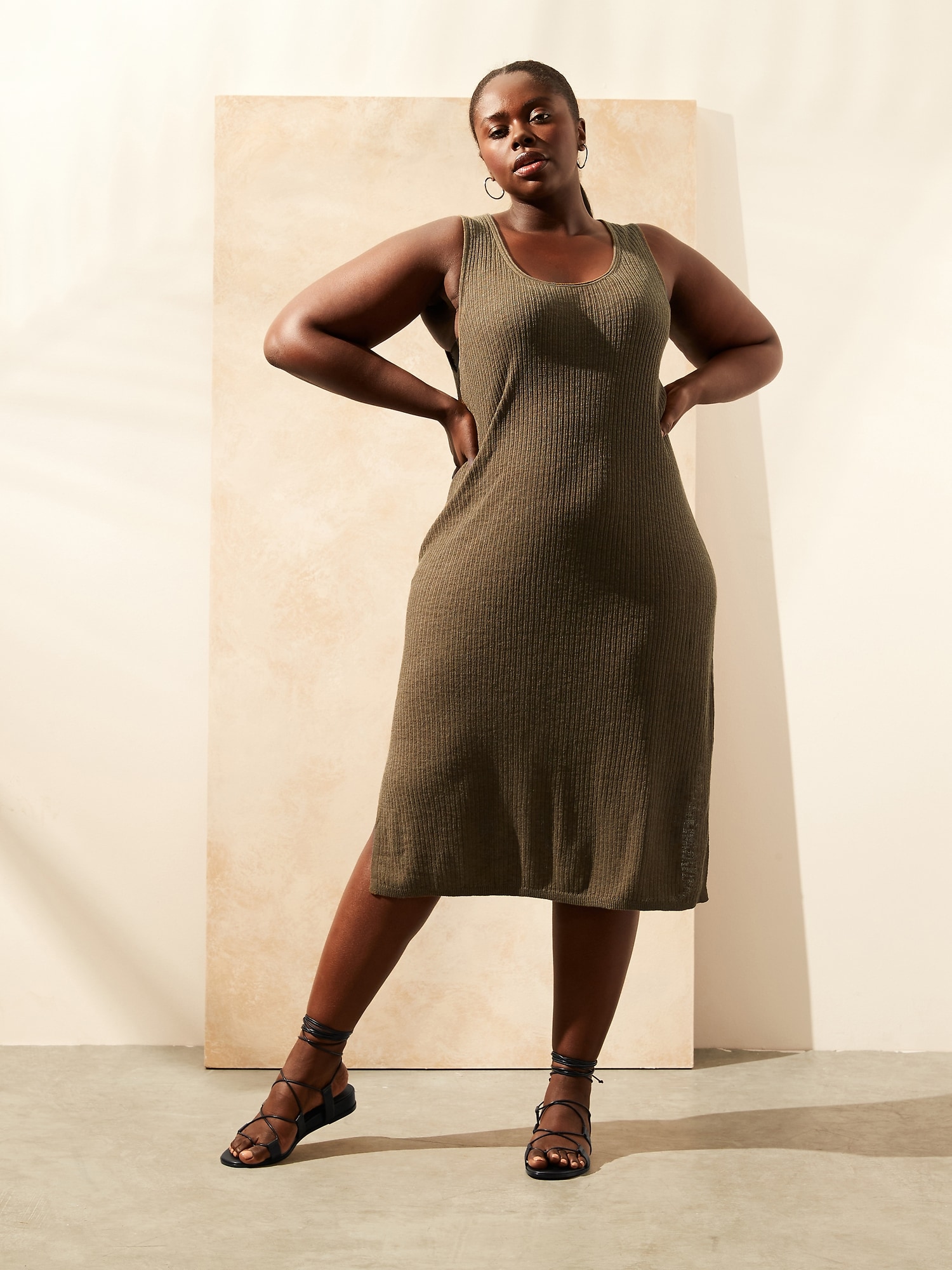 banana republic linen dress