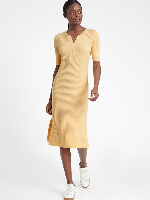 Image number 5 showing, Ribbed Sweater Dress