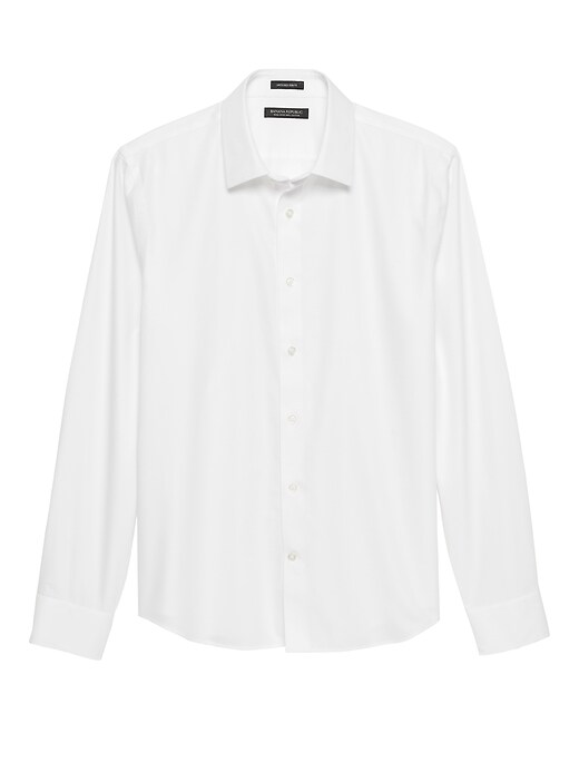 Image number 3 showing, Untucked Slim-Fit Non-Iron Dress Shirt