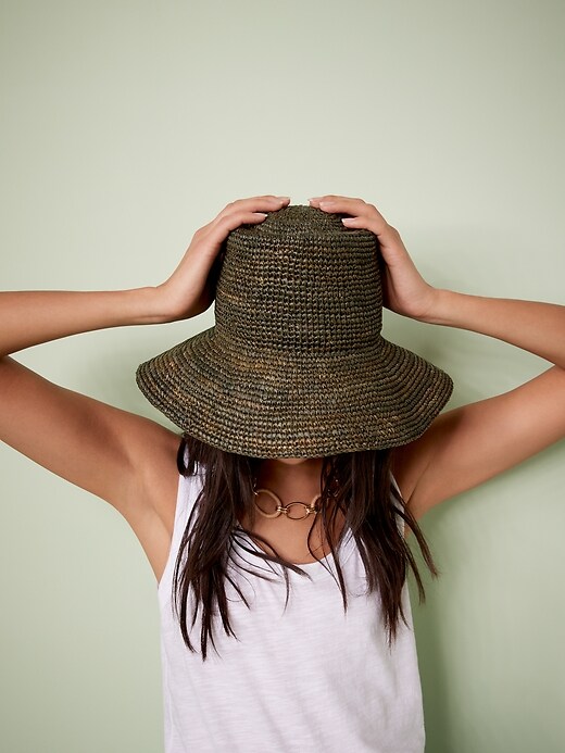 Packable Straw Hat Banana Republic