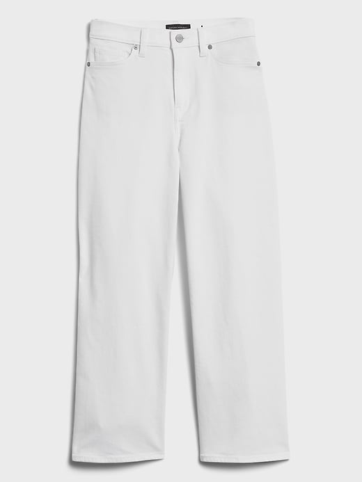 Image number 6 showing, High-Rise Wide-Leg Cropped Jean