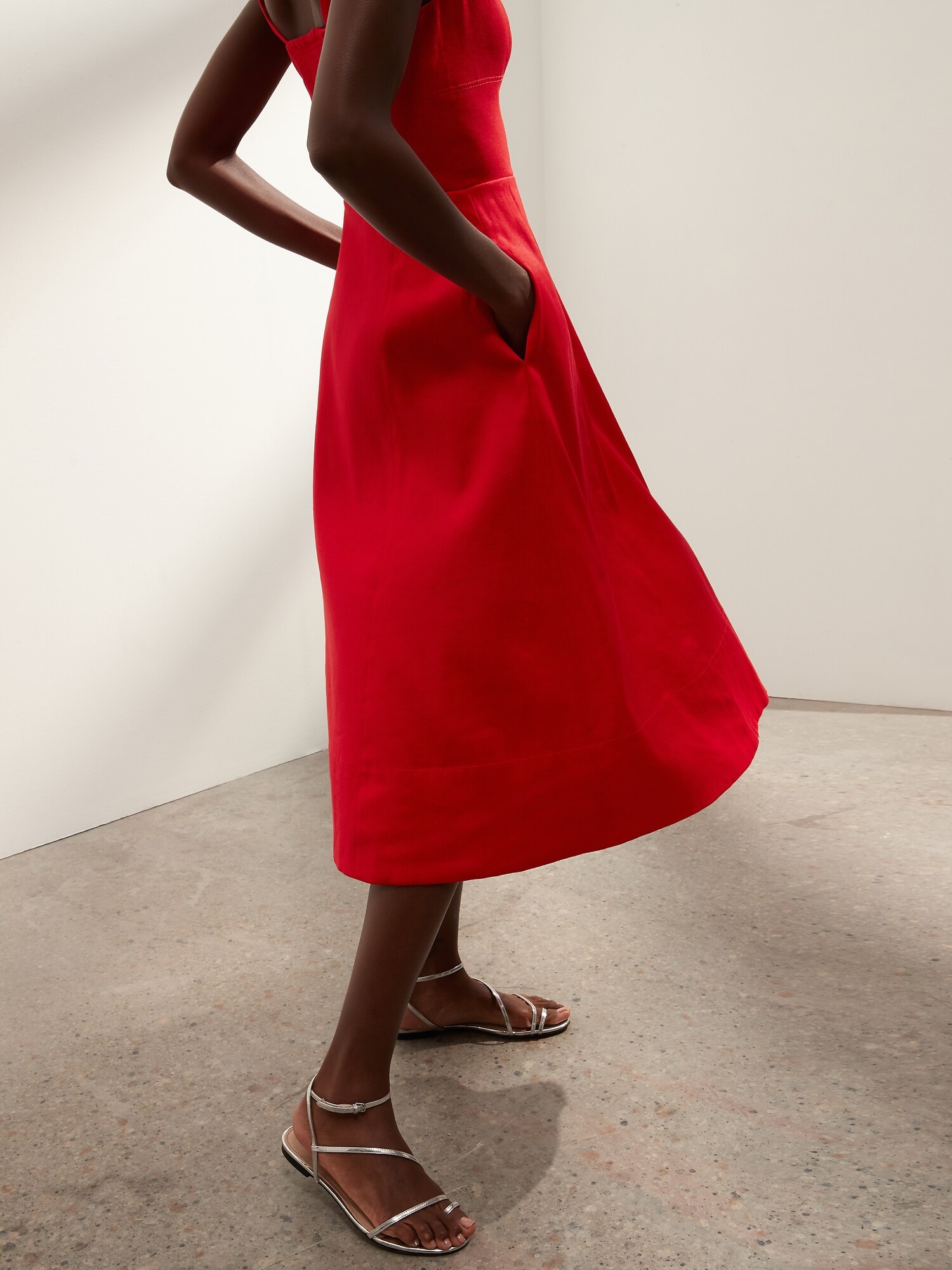 banana republic linen dress