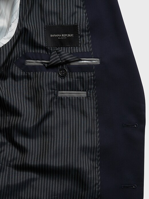 Image number 5 showing, Slim Italian Wool Suit Jacket