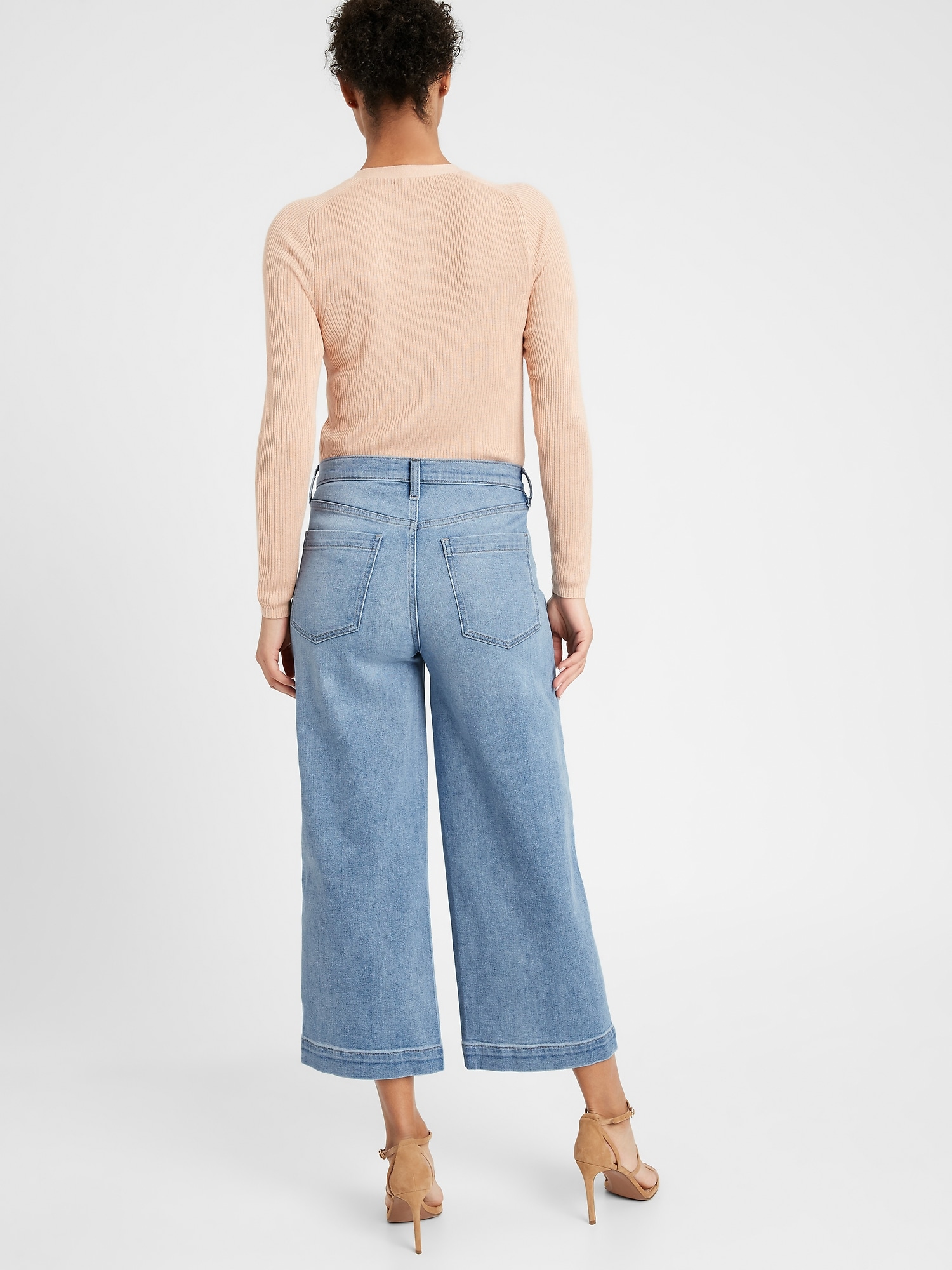 Banana republic hot sale cropped jeans