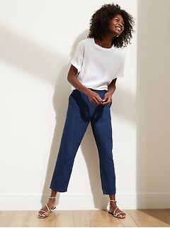Linen-Cotton Easy Jean