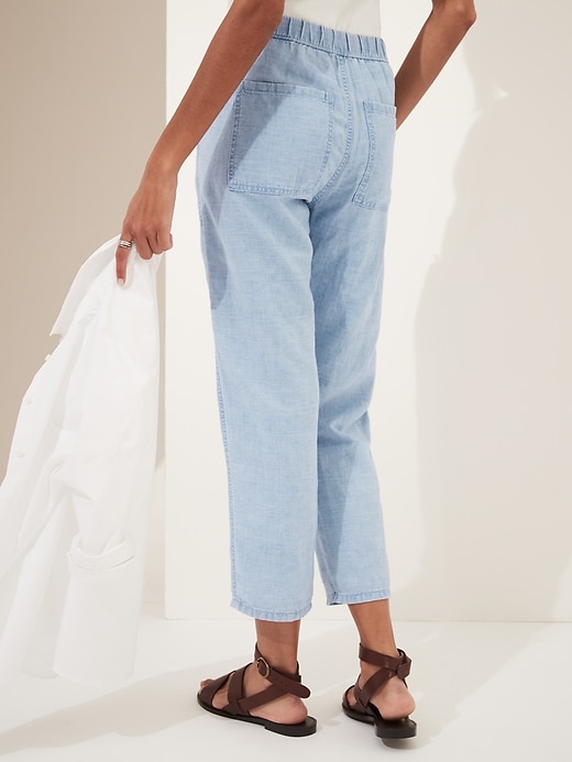 Image number 2 showing, Linen-Cotton Easy Jean