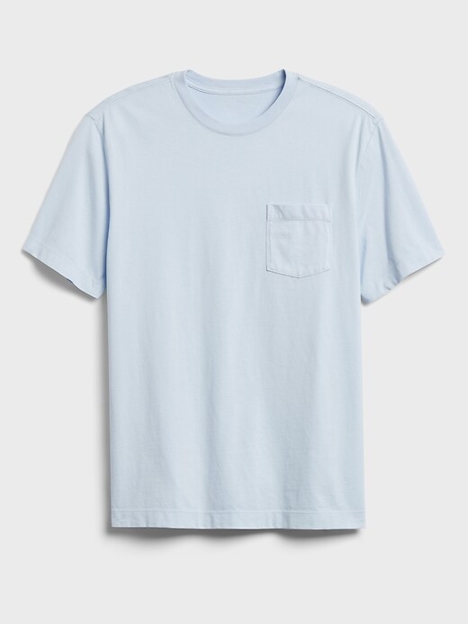 L'image numéro 8 présente T-shirt ras du cou en coton SUPIMA® authentique