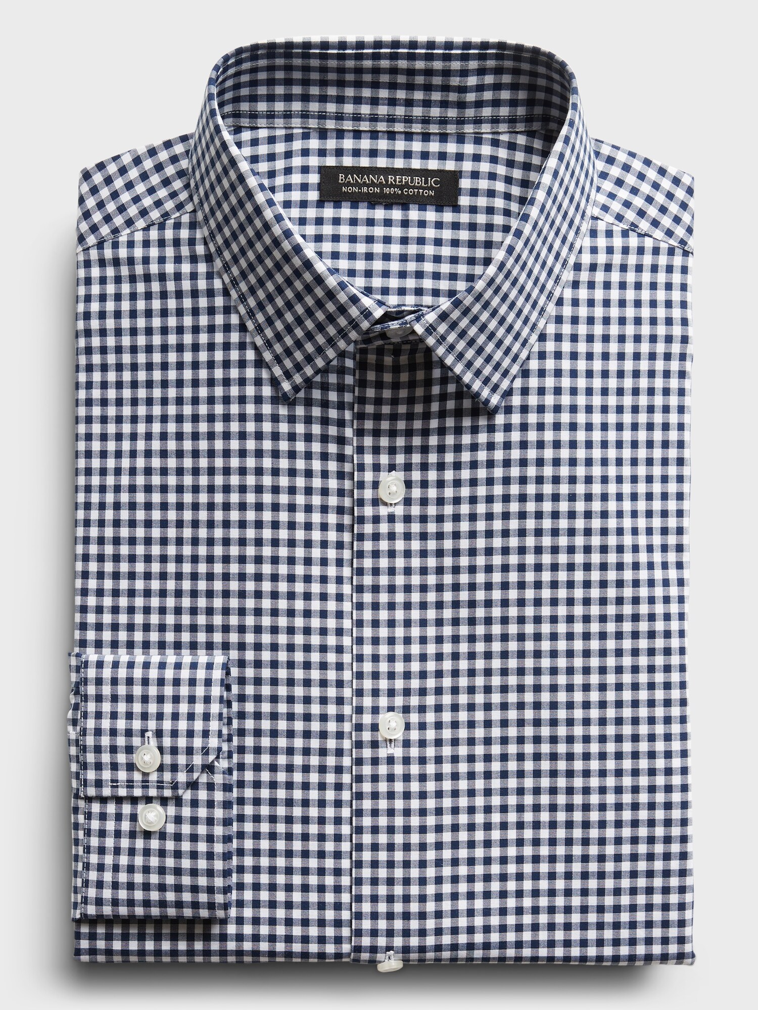 StandardFit NonIron Dress Shirt Banana Republic