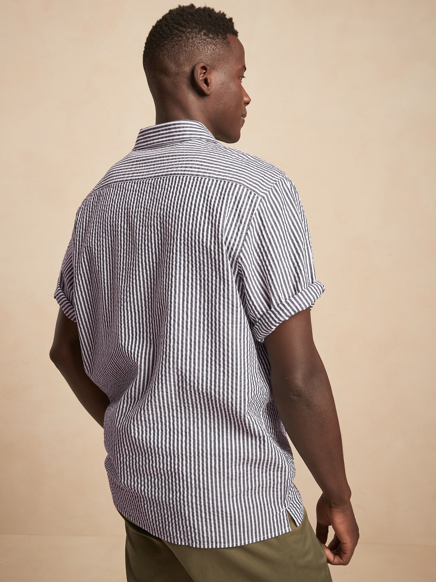 Relaxed-Fit Organic Cotton Resort Shirt | Banana Republic