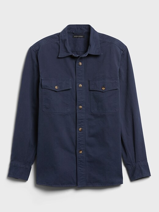 Image number 3 showing, Organic Cotton Shirt Jacket