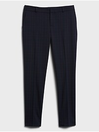 Straight-Fit Washable Wool-Blend Pant