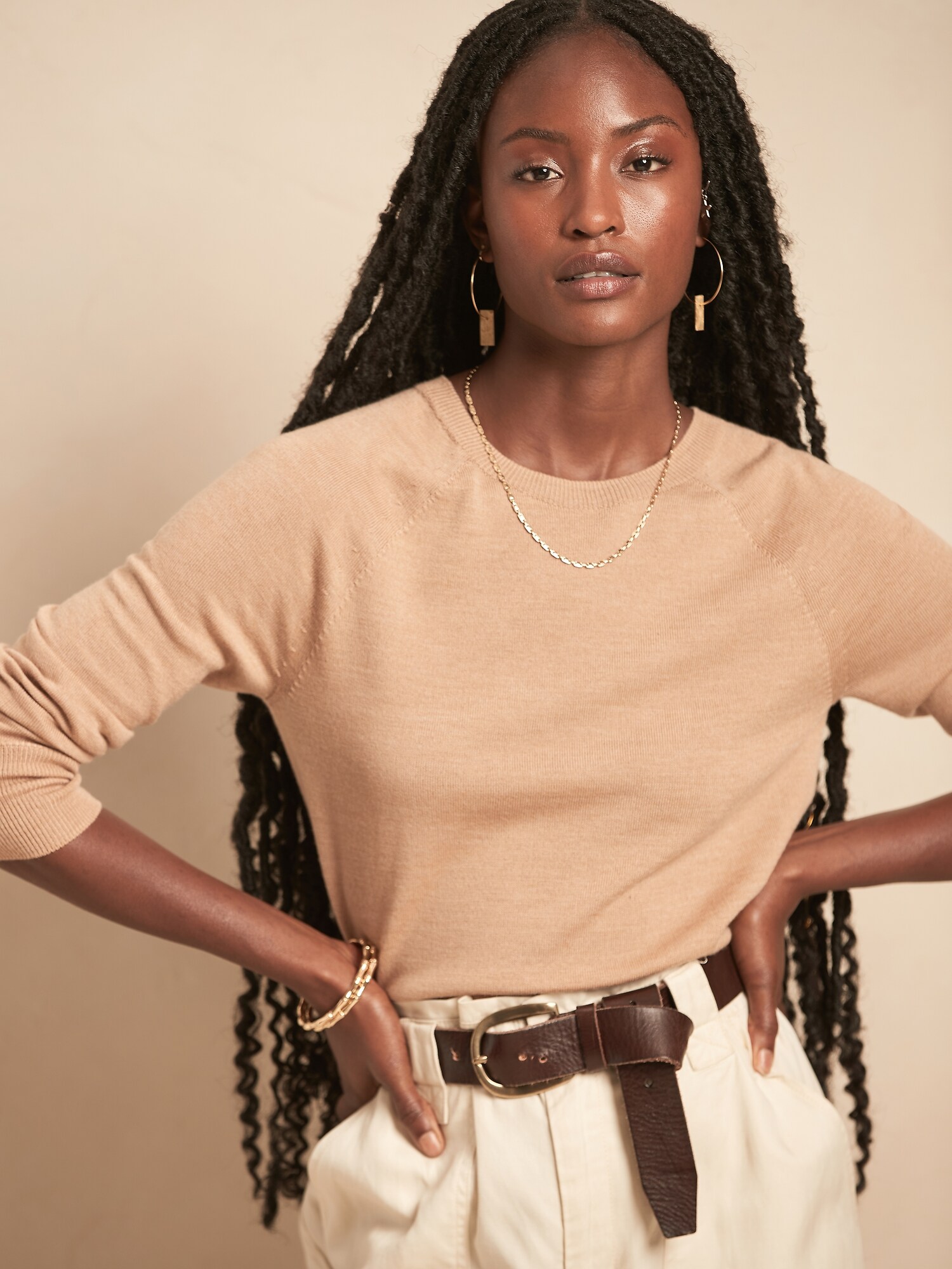 Sogno Merino Crew-Neck Sweater | Banana Republic