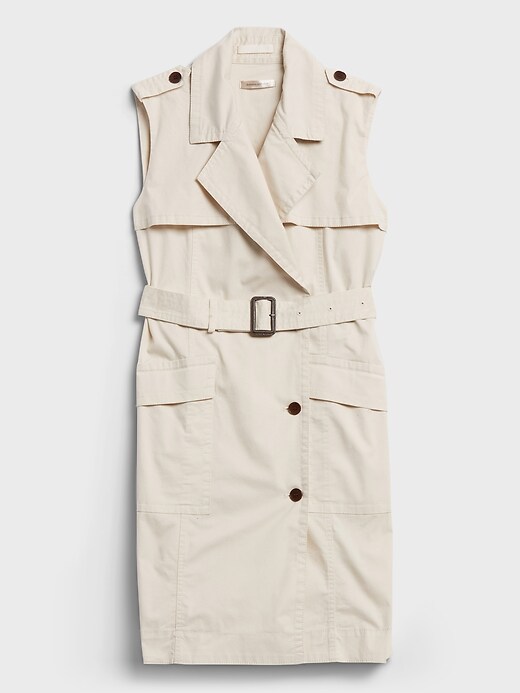 Banana republic sleeveless trench dress deals