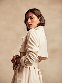 Banana republic soft 2025 trench coat