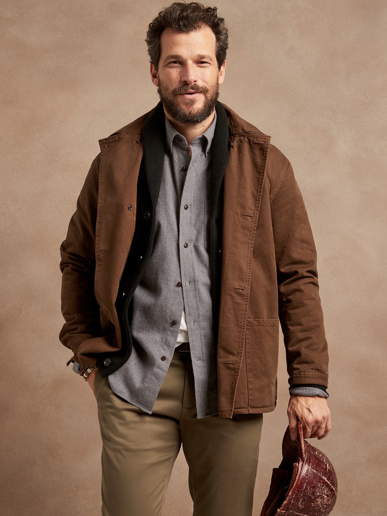 Untucked Standard-Fit Flannel Shirt 