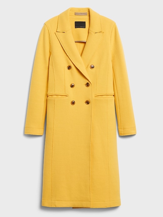 Italian melton car on sale coat