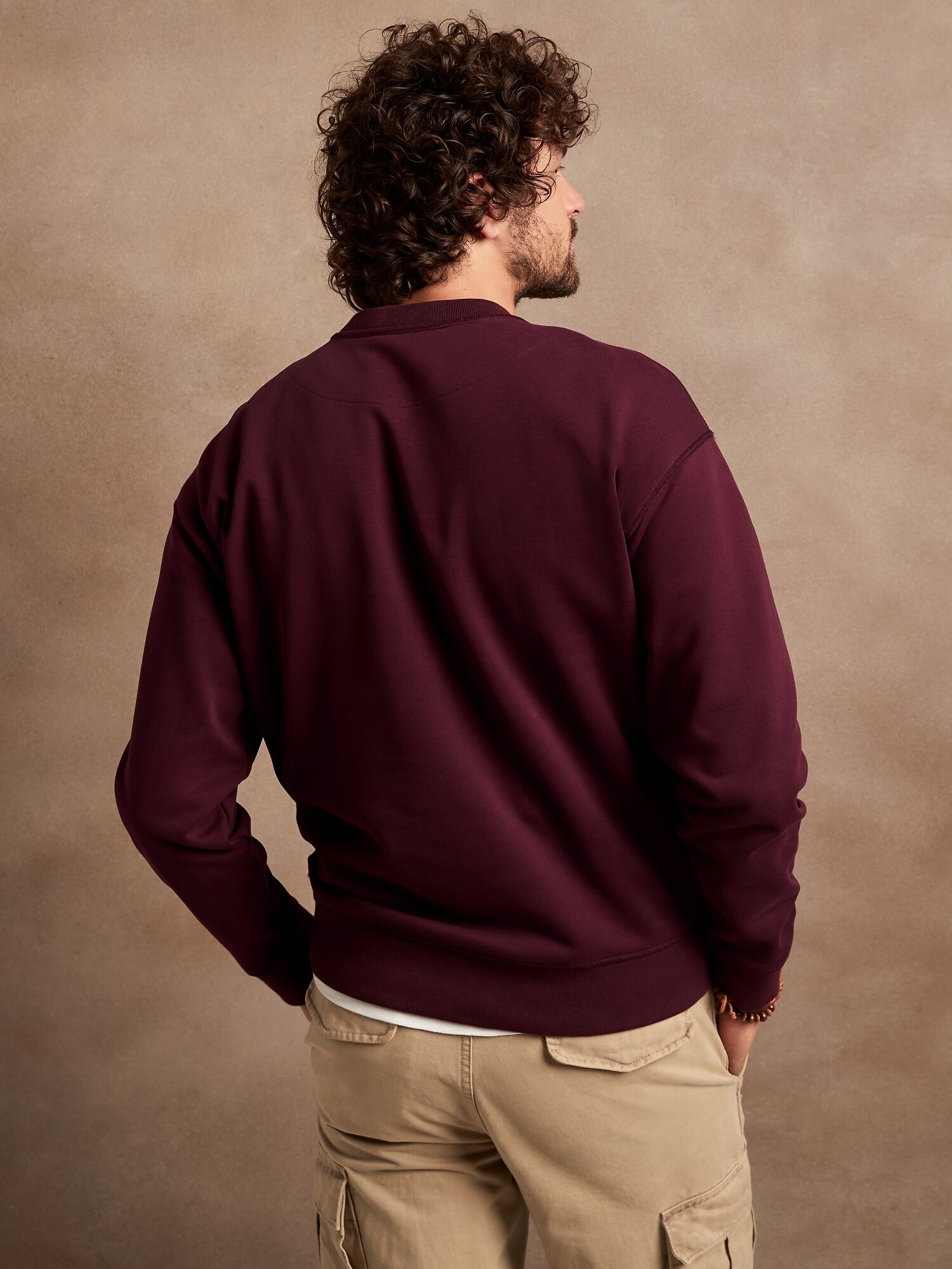 French Terry Sweatshirt Banana Republic