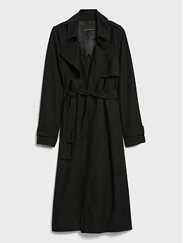 Petite soft hot sale trench coat