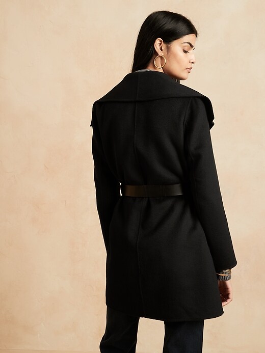 Double Faced Wrap Coat