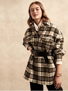 plaid jacket womens canada