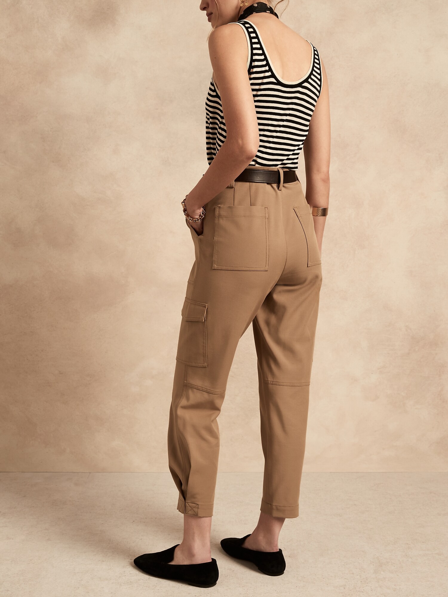 womens tapered cargo pants