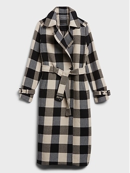 banana republic italian double faced top coat