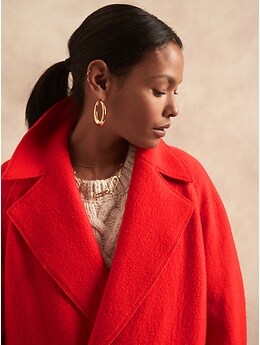  Pianpianzi Wool Coats for Women with Hood Fashion