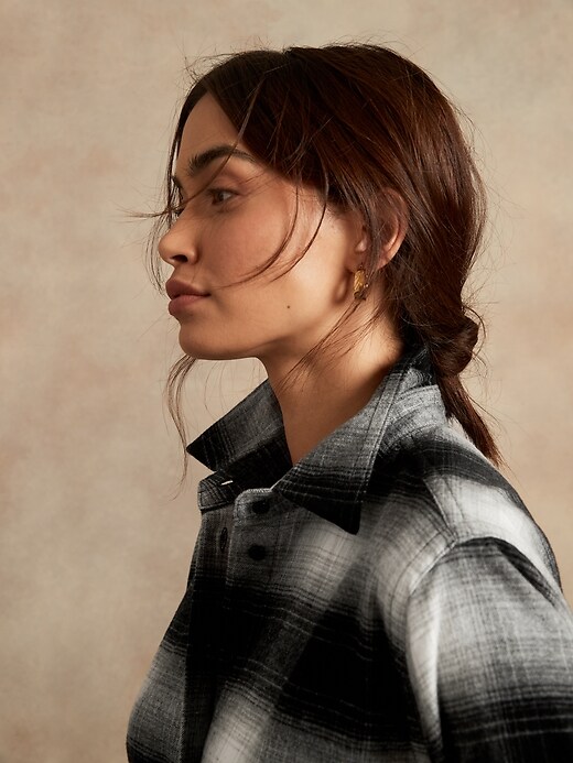 Image number 6 showing, Classic-Fit Organic Flannel Shirt