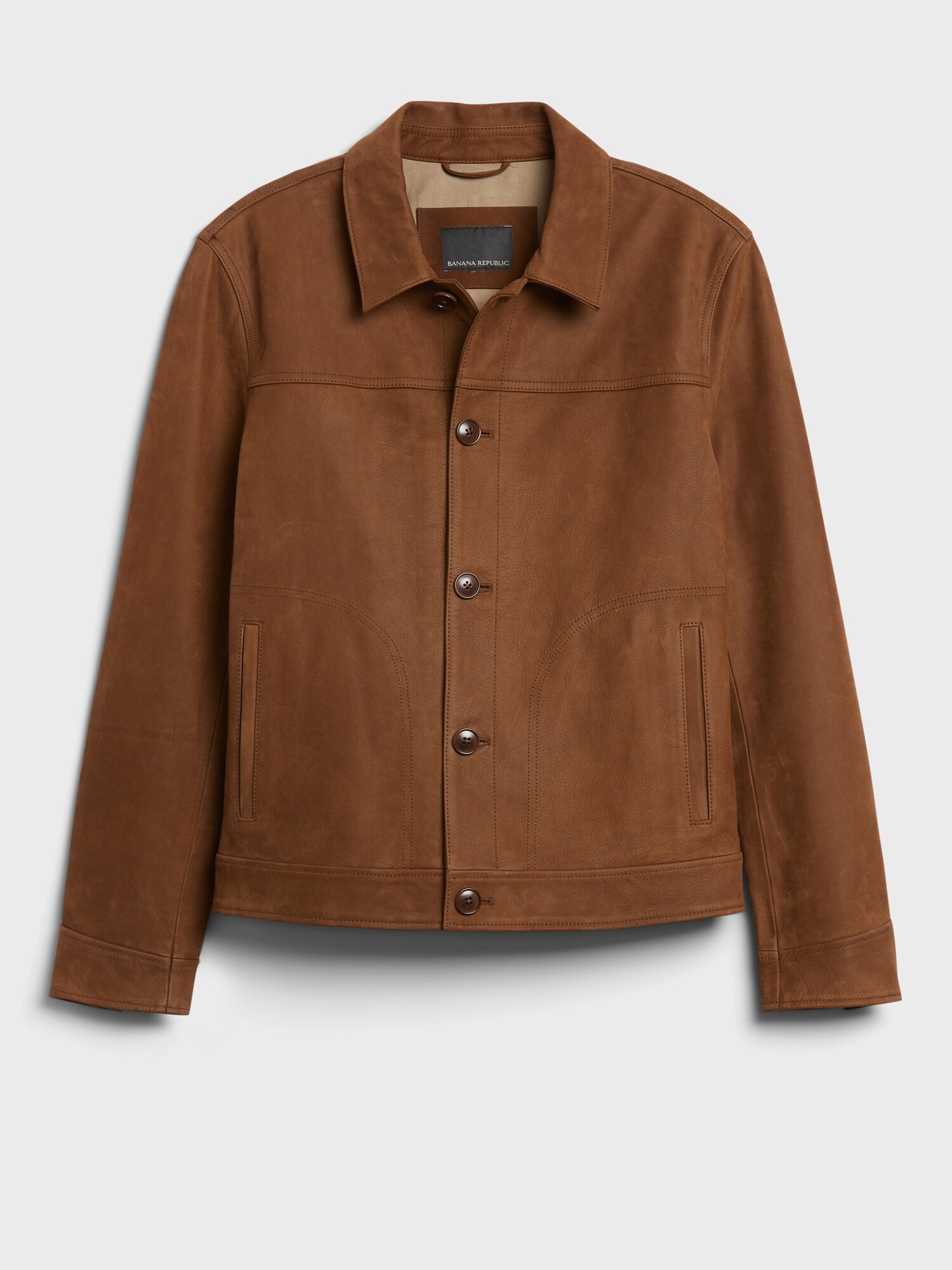 Heritage Leather Rancher Jacket | Banana Republic