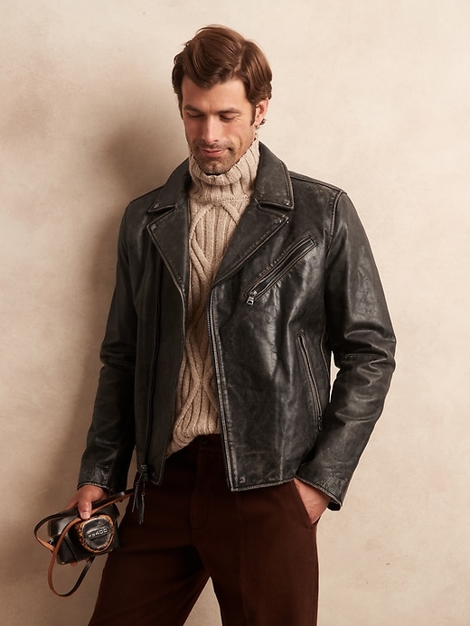 Leather Moto Jacket