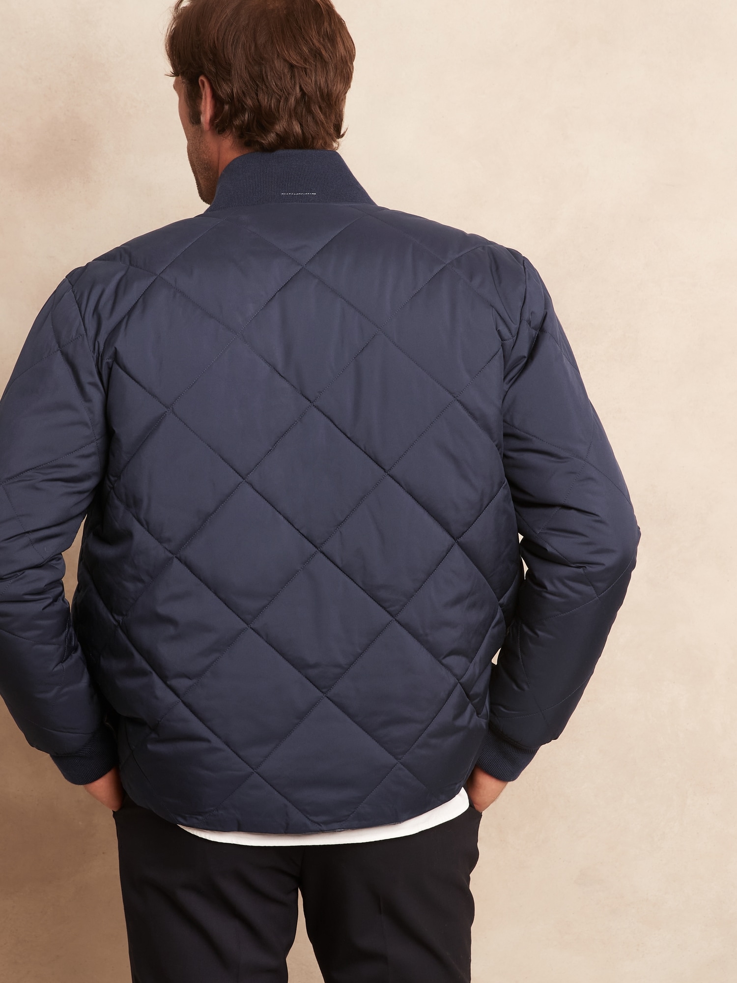 Reversible Quilted Bomber Jacket | Banana Republic