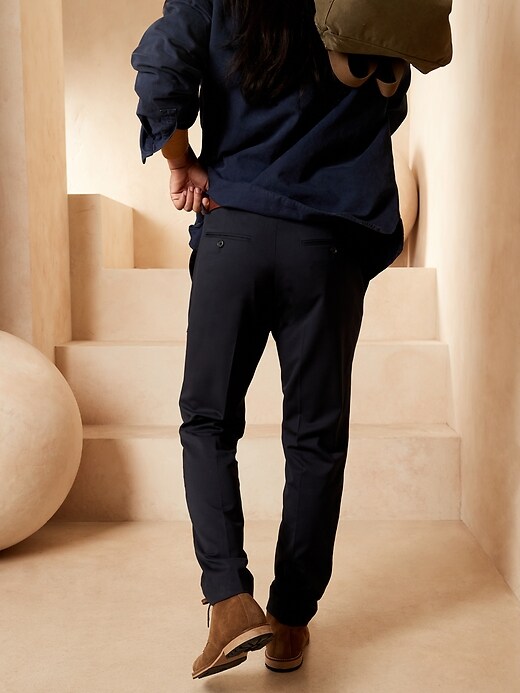 Image number 2 showing, Slim Solid Italian Wool Suit Pant