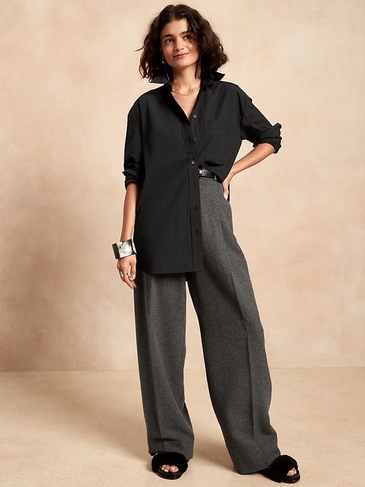 The Oversized Shirt | Banana Republic