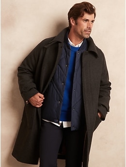 Banana republic reversible hot sale car coat