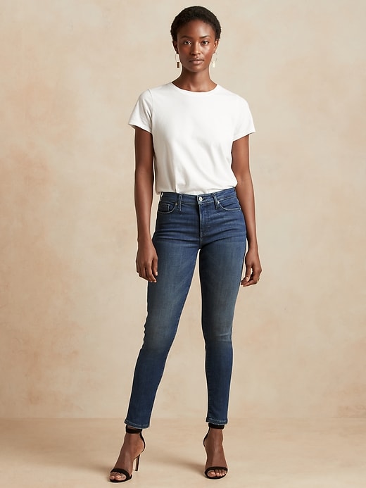 Image number 2 showing, Mid + Skinny Jean