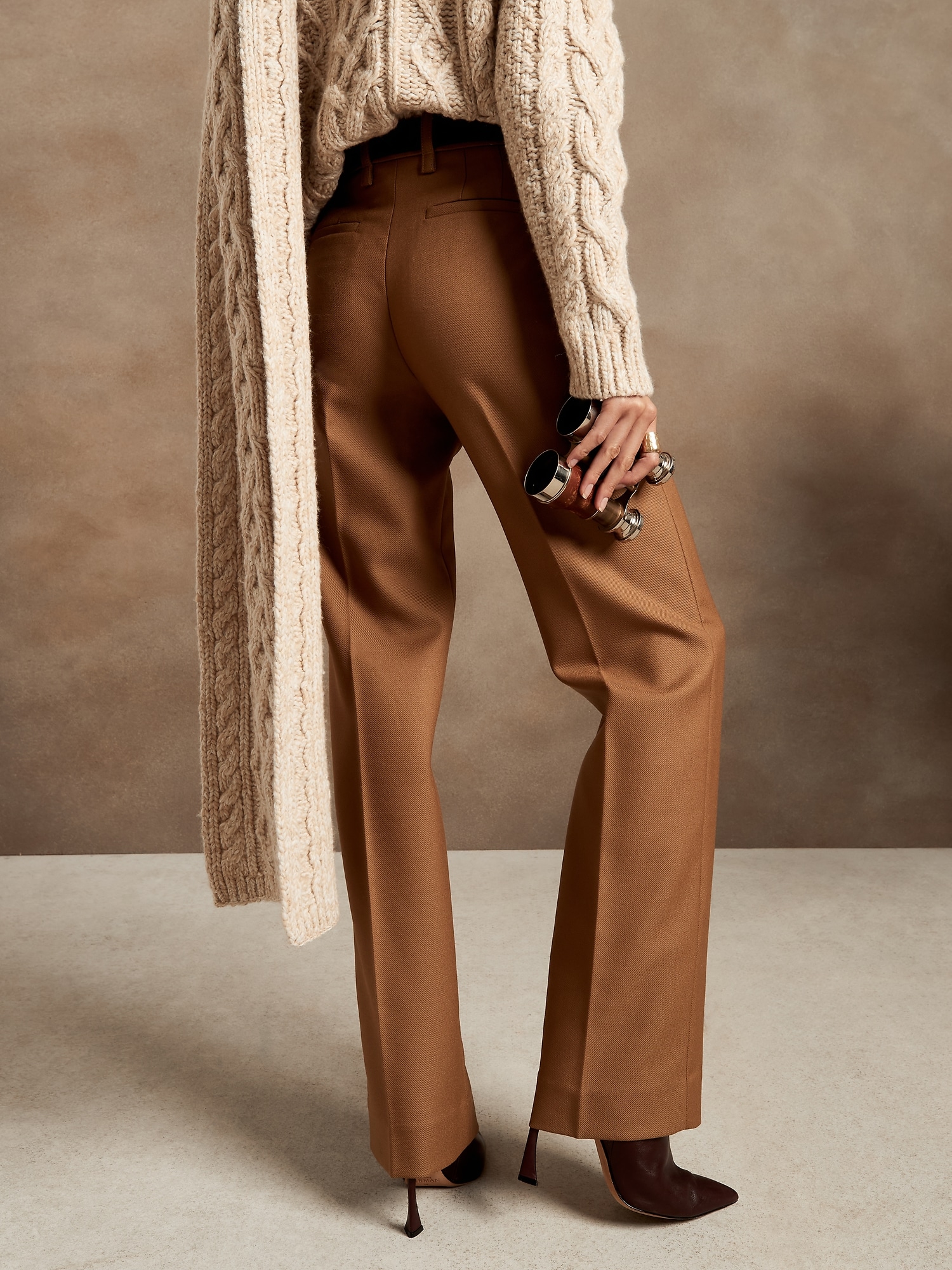 Image number 5 showing, Lido Straight Italian Wool Pant
