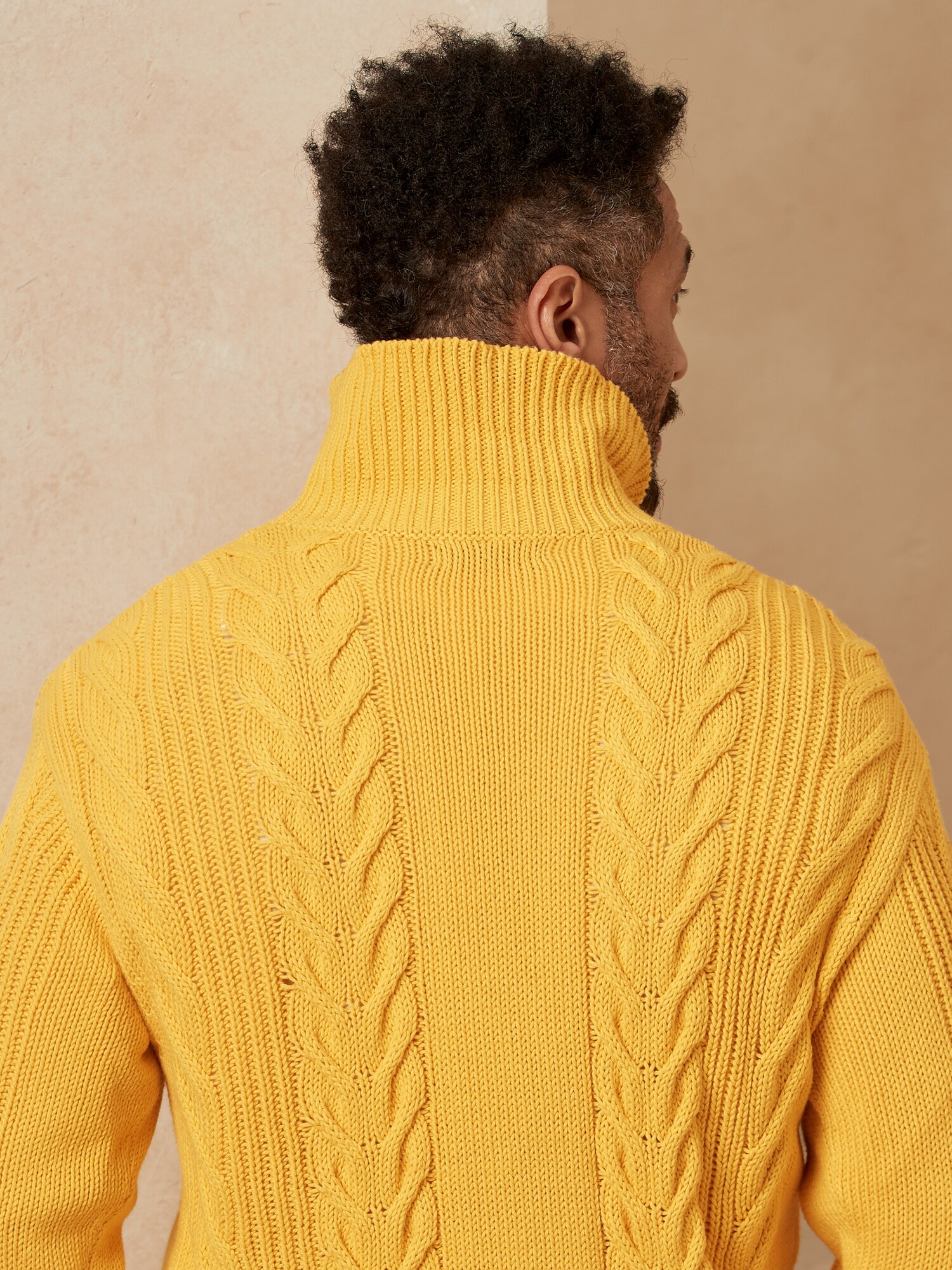 Organic Cotton Cable-Knit Sweater
