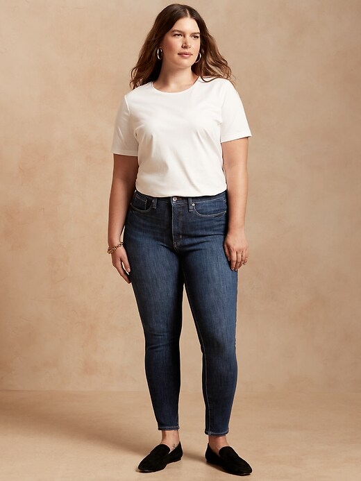 Image number 5 showing, Curvy Mid-Rise Skinny Jean