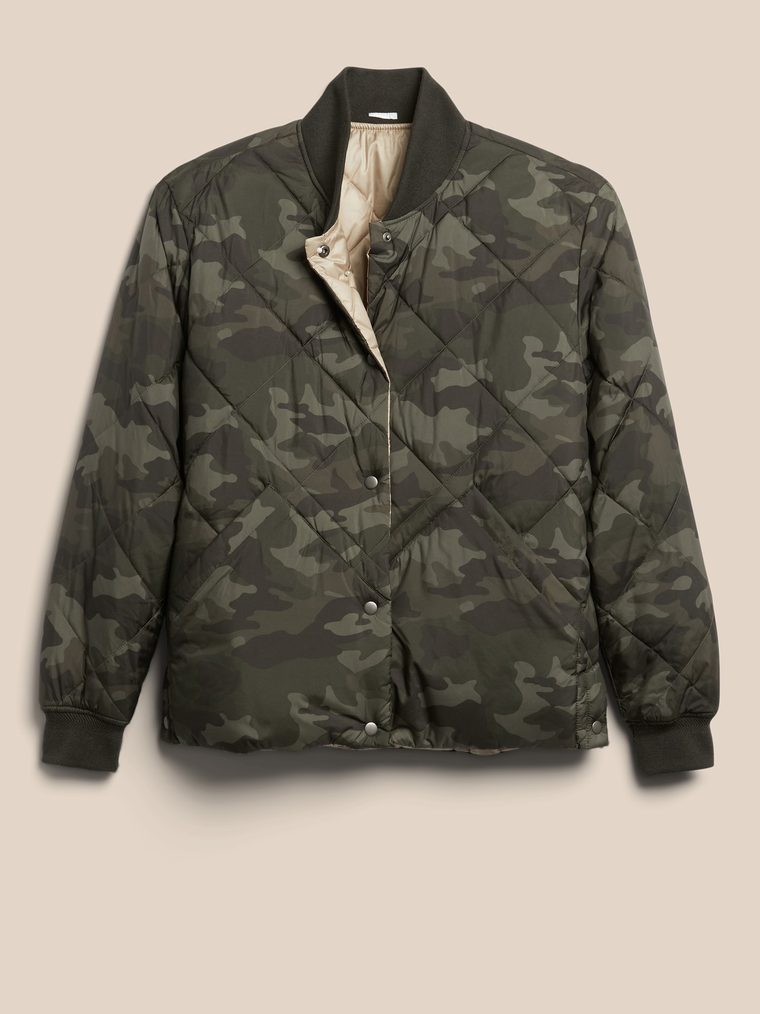 Reversible Quilted Bomber Jacket | Banana Republic