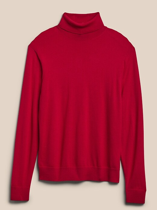 Image number 7 showing, Italian Merino Turtleneck Sweater