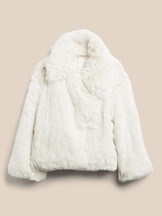 Image number 4 showing, Reversible Faux Fur Down Jacket